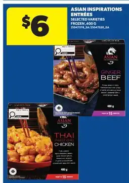 Real Canadian Superstore ASIAN INSPIRATIONS ENTRÉES offer