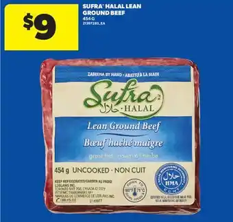 Real Canadian Superstore SUFRA HALAL LEAN GROUND BEEF offer
