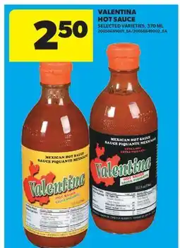 Real Canadian Superstore VALENTINA HOT SAUCE offer