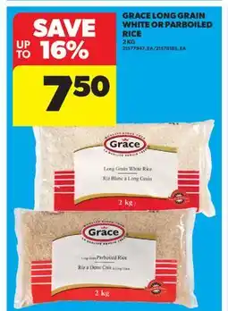 Real Canadian Superstore GRACE LONG GRAIN WHITE OR PARBOILED RICE offer