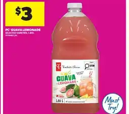 Real Canadian Superstore PC GUAVA LEMONADE offer