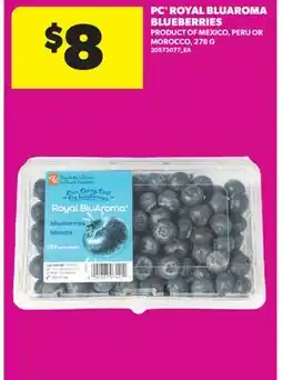 Real Canadian Superstore PC ROYAL BLUAROMA BLUEBERRIES offer