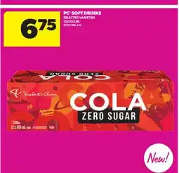 Real Canadian Superstore PC SOFT DRINKS offer