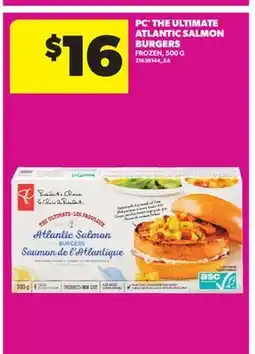 Real Canadian Superstore PC THE ULTIMATE ATLANTIC SALMON BURGERS offer