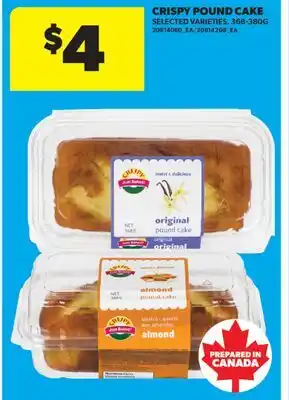 Real Canadian Superstore CRISPY POUND CAKE offer