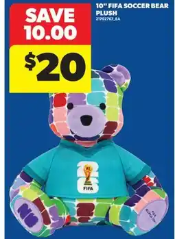 Real Canadian Superstore 10 FIFA SOCCER BEAR PLUSH offer