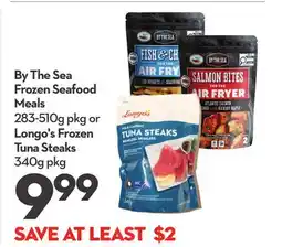 Longo's Frozen Seafood Meals 283-510g pkg or Frozen Tuna Steaks 340g pkg offer