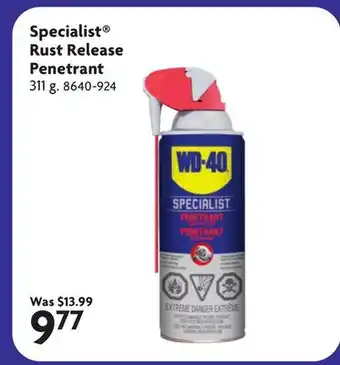 Home Hardware Specialist Rust Release offer