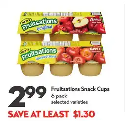 Longo's Fruitsations Snack Cups offer