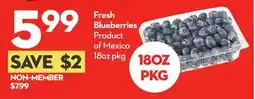 Longo's Fresh Blueberries offer