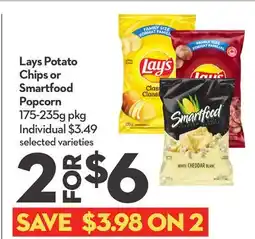 Longo's Lays Potato Chips or Smartfood Popcorn offer