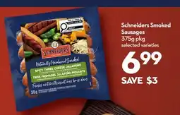 Longo's Schneiders Smoked Sausages offer