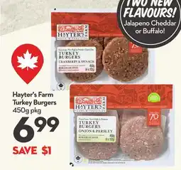 Longo's Turkey Burgers offer