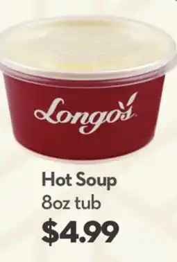 Longo's Hot Soup offer