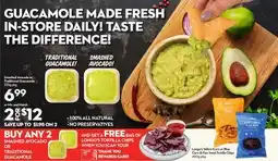 Longo's Smashed Avocado or Traditional Guacamole offer