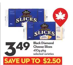 Longo's Black Diamond Cheese Slices offer