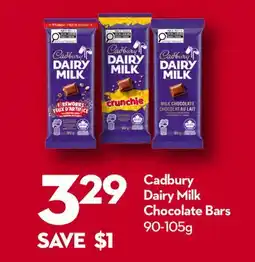 Longo's Dairy Milk Chocolate Bars offer