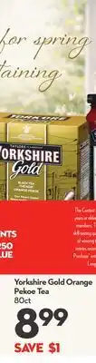 Longo's Yorkshire Gold Orange Pekoe Tea offer