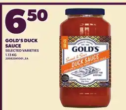 Loblaws GOLD'S DUCK SAUCE offer