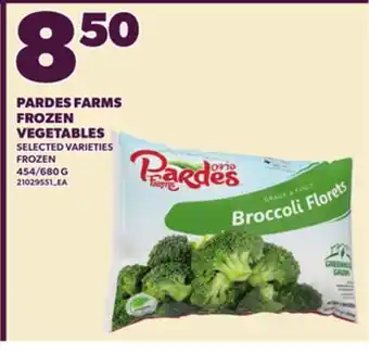 Loblaws PARDES FARMS FROZEN VEGETABLES, 454/680 G offer