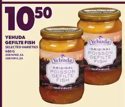 Loblaws YEHUDA GEFILTE FISH offer