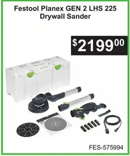 Atlas Tools & Machinery Festool Planex GEN 2 LHS 225 Drywall Sander offer