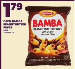 Loblaws OSEM BAMBA PEANUT BUTTER PUFFS offer