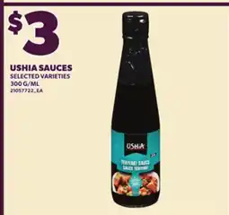 Loblaws USHIA SAUCES, 300 G/ML offer