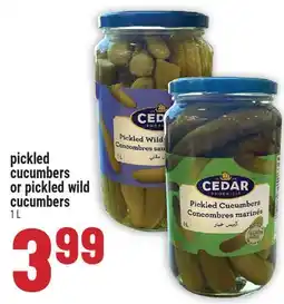 Marché Adonis pickled cucumbers or pickled wild cucumbers offer