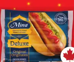 Food Basics SCHNEIDERS JUICY JUMBOS OR SMOKED SAUSAGES OR MINA CHICKEN WIENERS offer