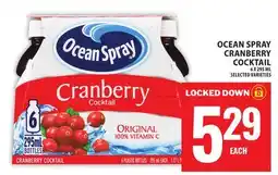 Food Basics OCEAN SPRAY CRANBERRY COCKTAIL offer