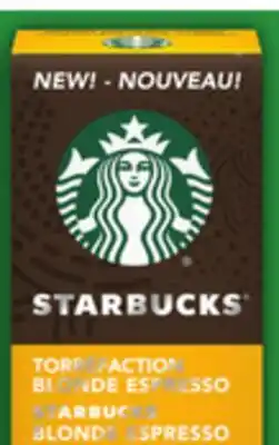 Food Basics STARBUCKS NESPRESSO COFFEE PODS offer