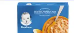 Food Basics GERBER BABY CEREAL offer
