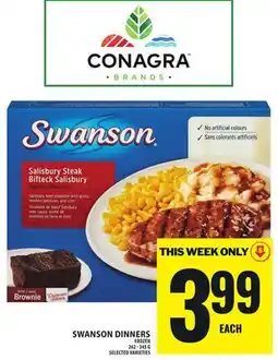 Food Basics SWANSON DINNERS offer