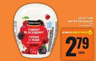 Food Basics SELECTION WATER ENHANCER offer