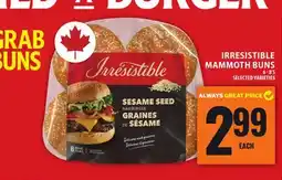 Food Basics IRRESISTIBLE MAMMOTH BUNS offer