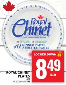 Food Basics ROYAL CHINET PLATES offer
