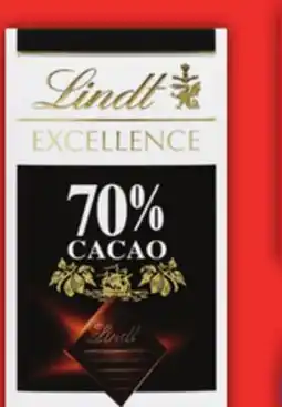 Food Basics LINDT EXCELLENCE CHOCOLATE BARS offer