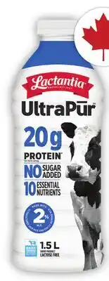 Food Basics LACTANTIA LACTOSE FREE MILK OR ULTRAPUR MILK offer
