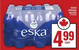 Food Basics ESKA SPRING WATER offer