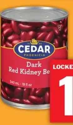 Food Basics CEDAR CANNED BEANS offer