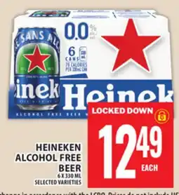 Food Basics HEINEKEN ALCOHOL FREE BEER offer