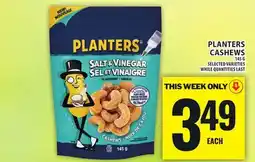 Food Basics PLANTERS CASHEWS offer