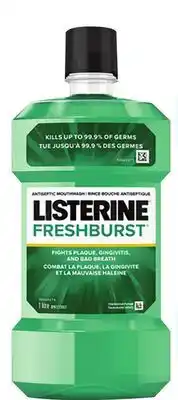 Food Basics LISTERINE MOUTHWASH offer