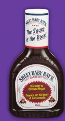 Food Basics SWEET BABY RAY'S BBQ SAUCE offer