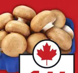 Food Basics WHOLE WHITE OR CREMINI MUSHROOMS offer