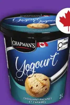 Food Basics CHAPMAN'S FROZEN YOGURT OR NOVELTIES offer