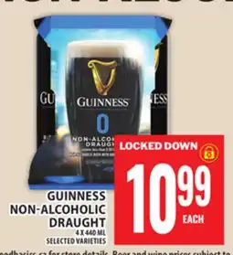 Food Basics GUINNESS NON-ALCOHOLIC DRAUGHT offer