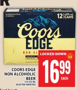 Food Basics COORS EDGE NON ALCOHOLIC BEER offer