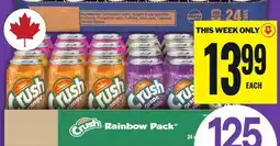 Food Basics PEPSI SOFT DRINKS OR CRUSH RAINBOW PACK offer